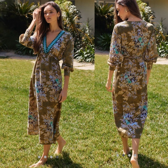 Anthropologie Dresses & Skirts - Anthropologie Ro's Garden Indiana Midi Dress